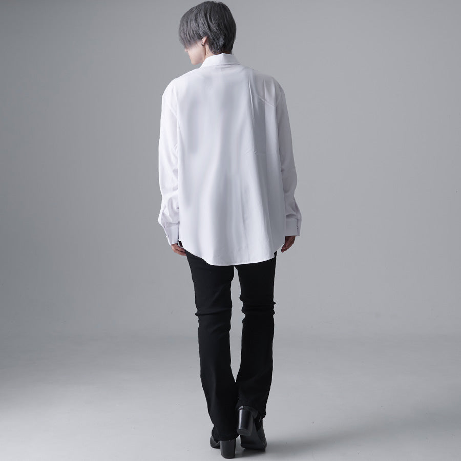 キャバリア CavariA CavariA フリル長袖シャツ （BLK(ブラック)） BLK(ブラック)