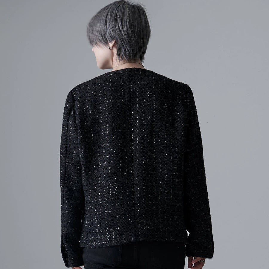 キャバリア CavariA CavariA ツイードノーカラーJKT （GRY(グレー)） GRY(グレー)