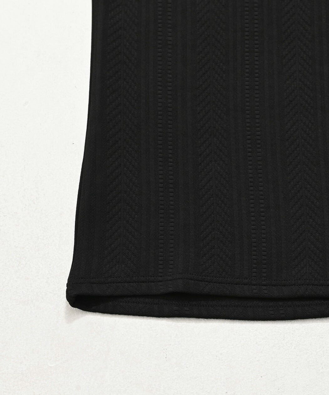 キャバリア CavariA CavariA 立体ストライプイタリアンカラー半袖ポロシャツ （70(NAVY/ネイビー)） 70(NAVY/ネイビー)