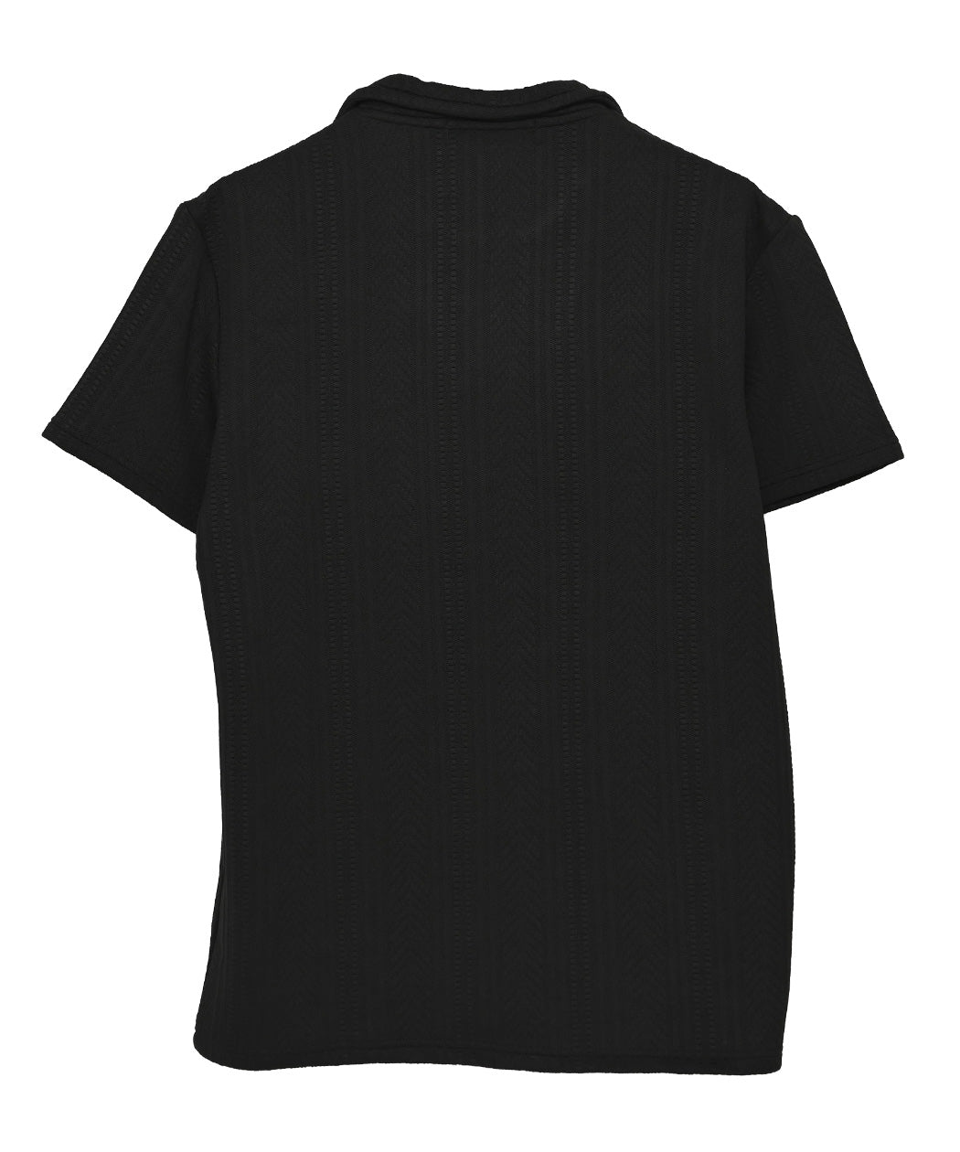キャバリア CavariA CavariA 立体ストライプイタリアンカラー半袖ポロシャツ （70(NAVY/ネイビー)） 70(NAVY/ネイビー)