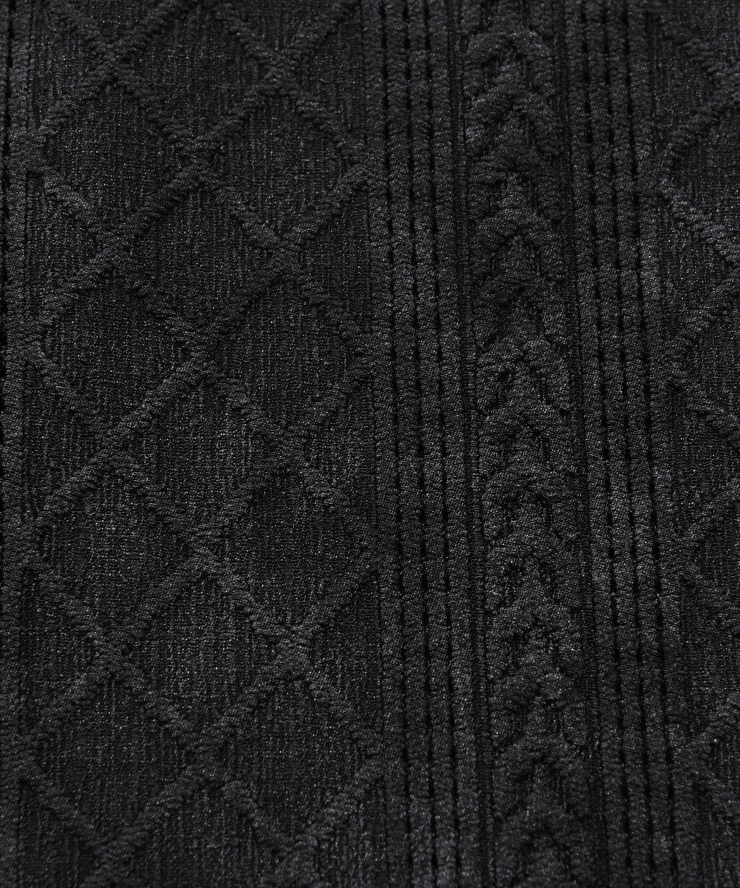 キャバリア CavariA CavariA 汚し加工格子ケーブル半袖VネックTEE （10(GRY/グレー)） 10(GRY/グレー)