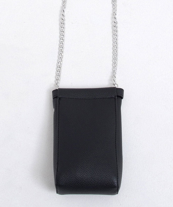 シルバーバレットセレクト SB Select SB select PUチェーンショルダーポーチ,BLK×SIL(ブラック×シルバー)