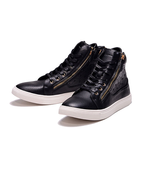 Silver Bullet Select SB Select SB select 【Silver Bullet Select】 Zip Design Fake Leather High Cut Sneakers