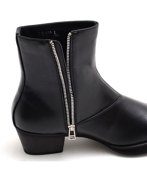 シルバーバレットセレクト SB Select SB select 切り替えサイドジップヒールブーツ ブーツ