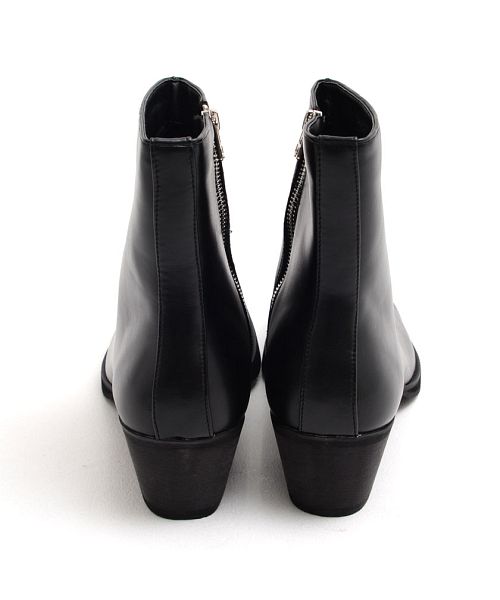 シルバーバレットセレクト SB Select SB select 切り替えサイドジップヒールブーツ ブーツ