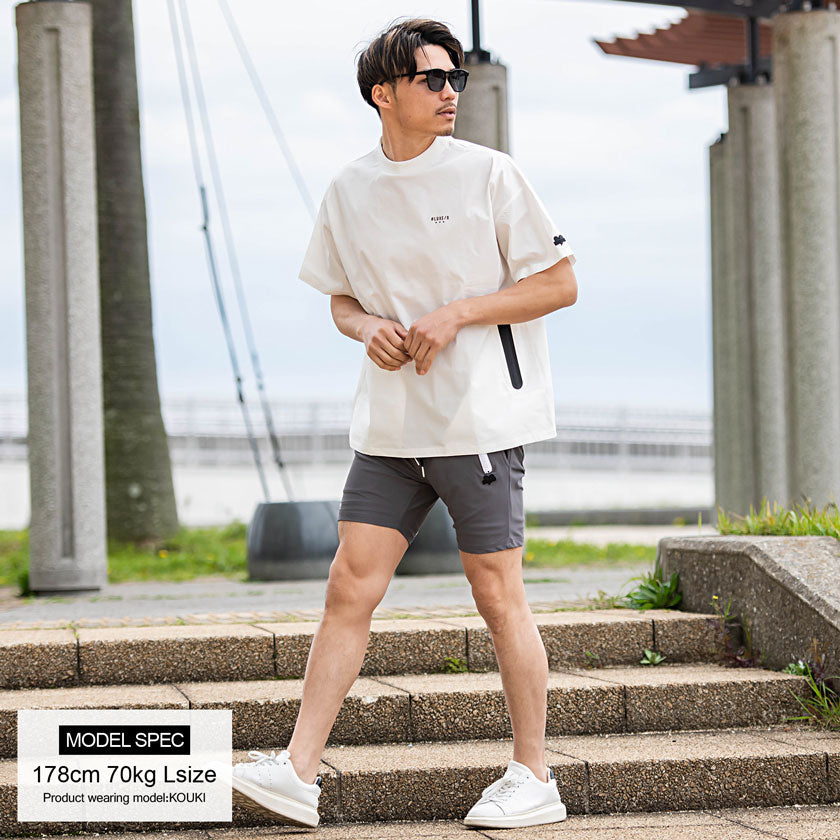 シルバーバレットセレクト SB Select LUXE/R ストレッチナイロンモックネック半袖シャツ ゴルフ 止水 （4-4(BLK/ブラック)） 4-4(BLK/ブラック)