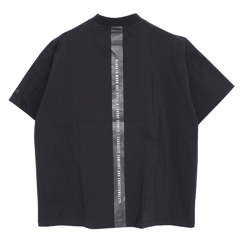 シルバーバレットセレクト SB Select LUXE/R ストレッチナイロンモックネック半袖シャツ ゴルフ 止水 （4-4(BLK/ブラック)） 4-4(BLK/ブラック)