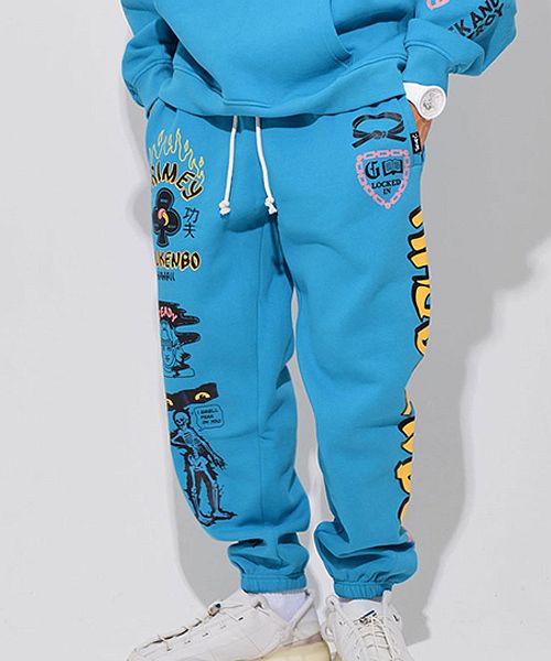 シルバーバレットセレクト SB Select GRIMY DESTROY ALL FEAR SWEATPANTS 斯威特褲