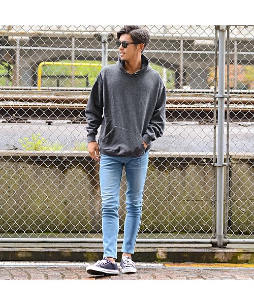 Silver Bullet Select SB Select JERZEES Plain Pullover Hoodie Dyed with Reverse Pile Fabric