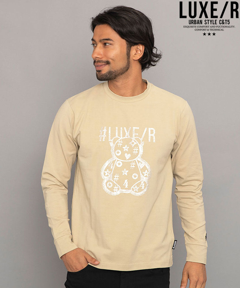 シルバーバレットセレクト SB Select LUXE/R クルーネック ベア天ラインストーンベアロンTEE （3-3(BLK/ブラック)） 3-3(BLK/ブラック)