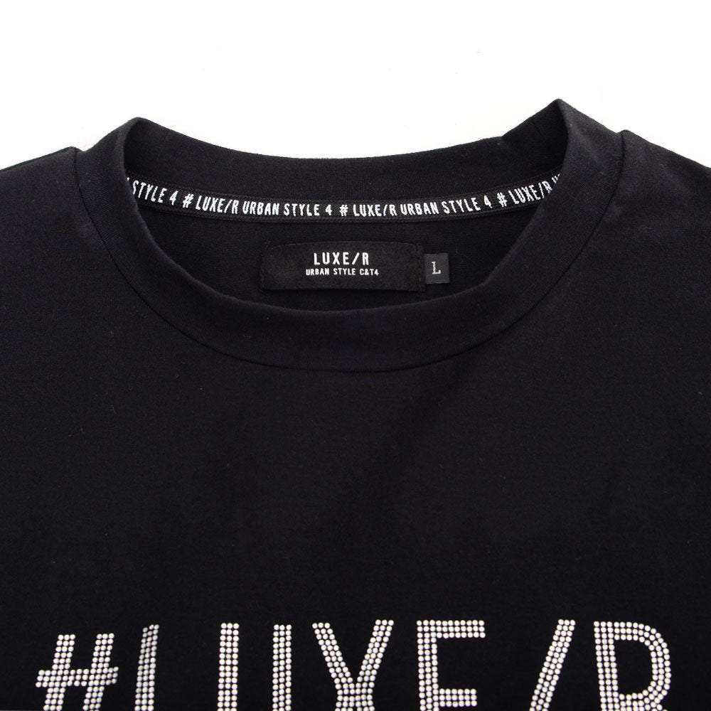 シルバーバレットセレクト SB Select LUXE/R クルーネック ベア天ラインストーンベアロンTEE （3-3(BLK/ブラック)） 3-3(BLK/ブラック)
