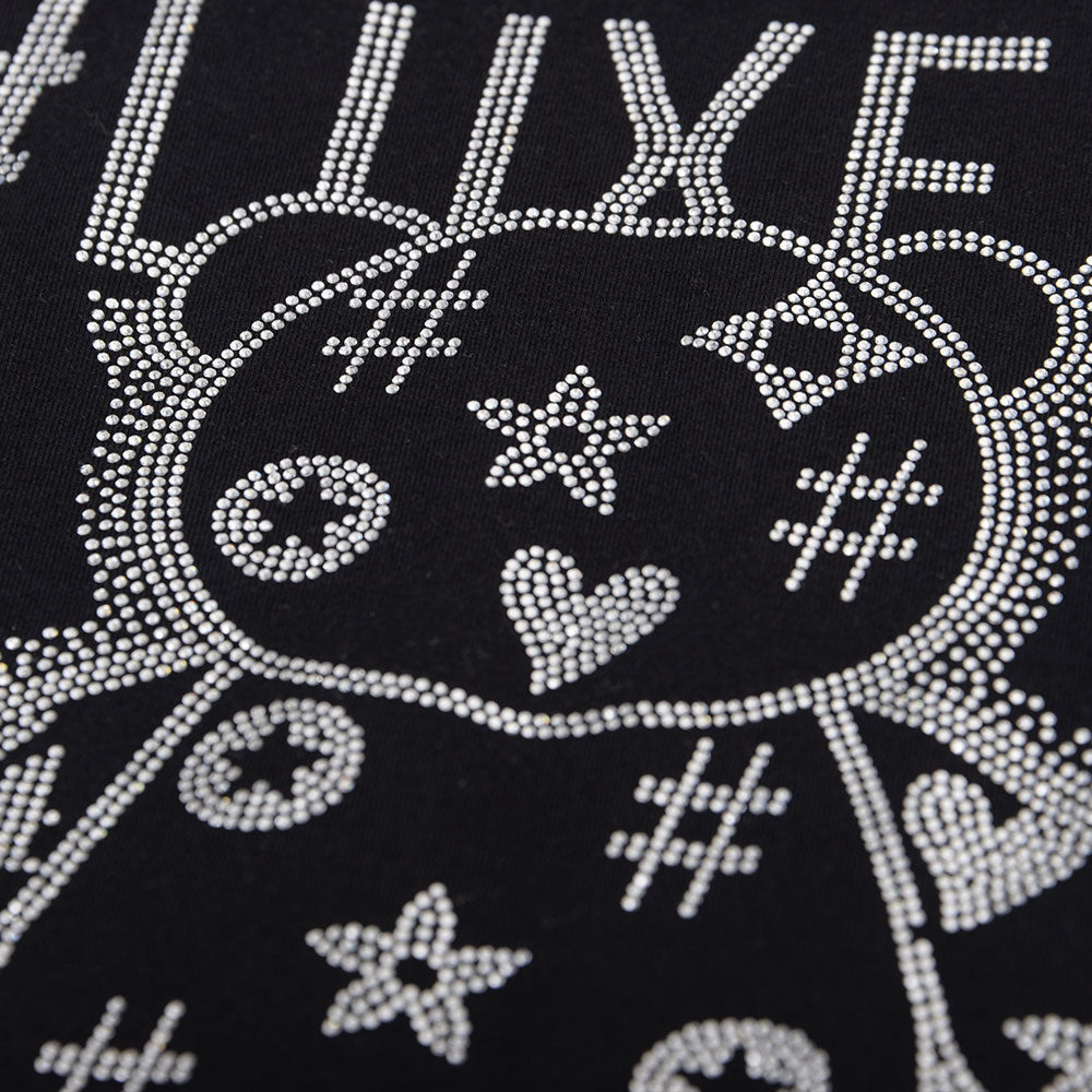 シルバーバレットセレクト SB Select LUXE/R クルーネック ベア天ラインストーンベアロンTEE （3-3(BLK/ブラック)） 3-3(BLK/ブラック)