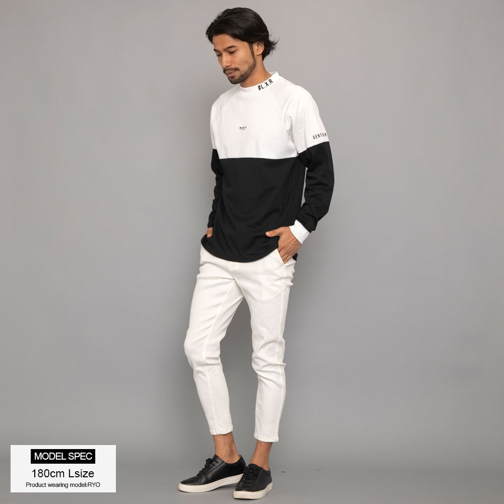 シルバーバレットセレクト SB Select LUXE/R CVCスムース切替モックネック 長袖 （3-3(BLK/ブラック)） 3-3(BLK/ブラック)