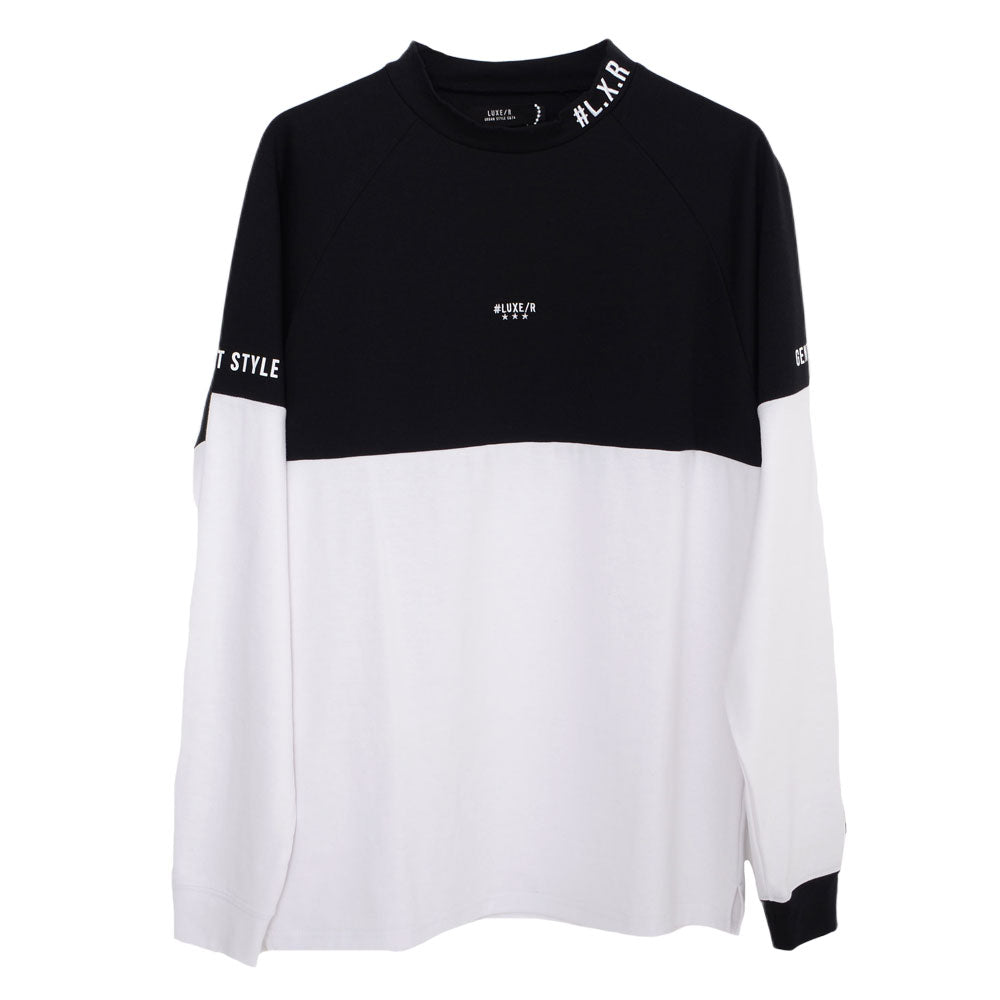 シルバーバレットセレクト SB Select LUXE/R CVCスムース切替モックネック 長袖 （3-3(BLK/ブラック)） 3-3(BLK/ブラック)
