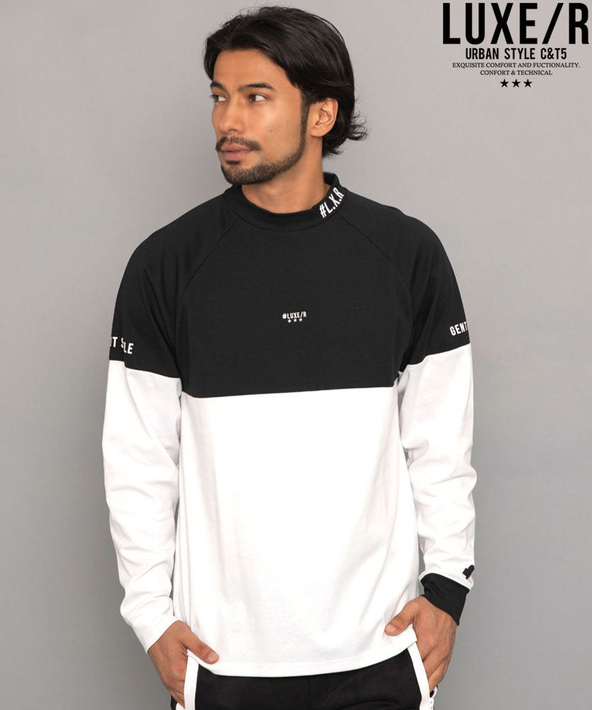 シルバーバレットセレクト SB Select LUXE/R CVCスムース切替モックネック 長袖 （3-2(GRY/グレー)） 3-2(GRY/グレー)