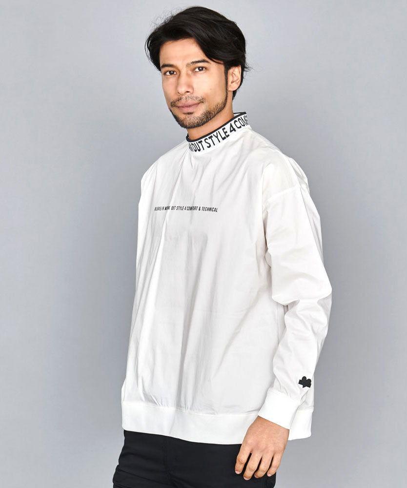 シルバーバレットセレクト SB Select LUXE/R ストレッチ布帛モックネックトレーナー （4-1(WHT/ホワイト)） 4-1(WHT/ホワイト)