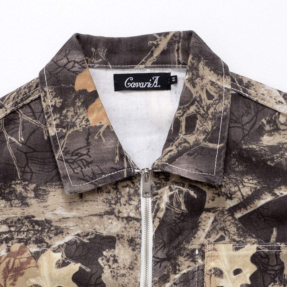 Silver Bullet Select SB Select CavariA Real Tree Pattern Zip Long Sleeve Jacket