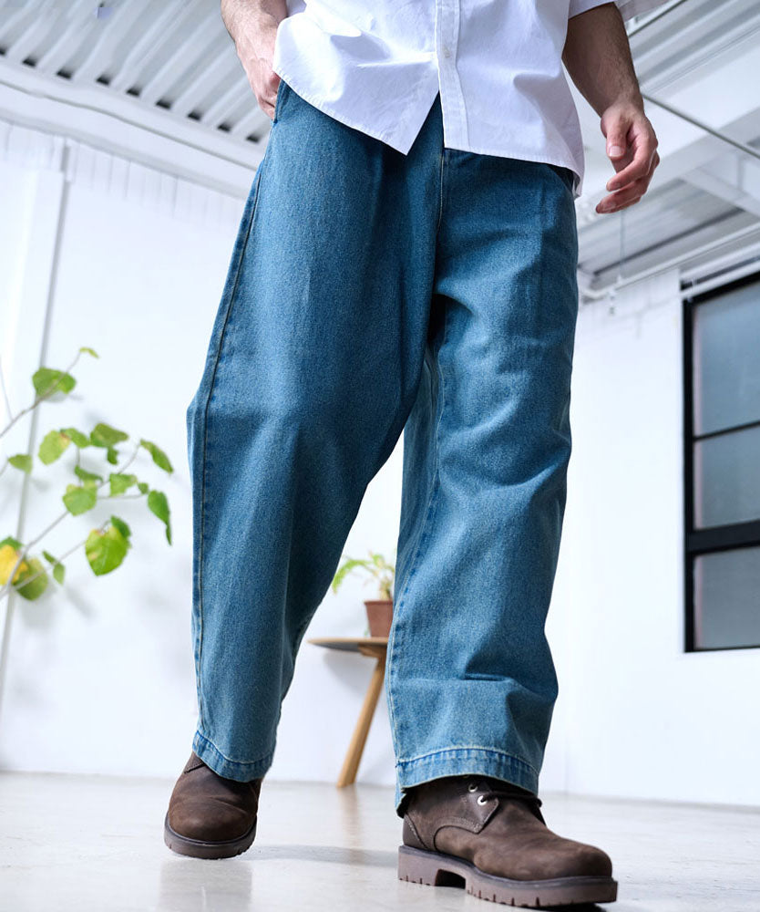 シルバーバレットセレクト SB Select SB select 10ozデニムサルエルペインターパンツ （87(LIGHT INDIGO/Lインディゴ)） 87(LIGHT INDIGO/Lインディゴ)
