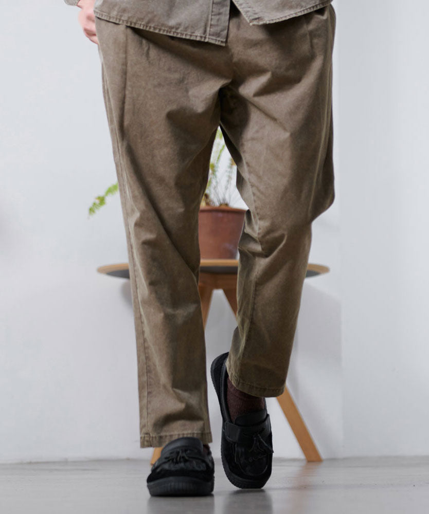 シルバーバレットセレクト SB Select SB select USED LIKEレギュラーフィットイージーパンツ ユーズドデニム （44(BROWN/ブラウン)） 44(BROWN/ブラウン)