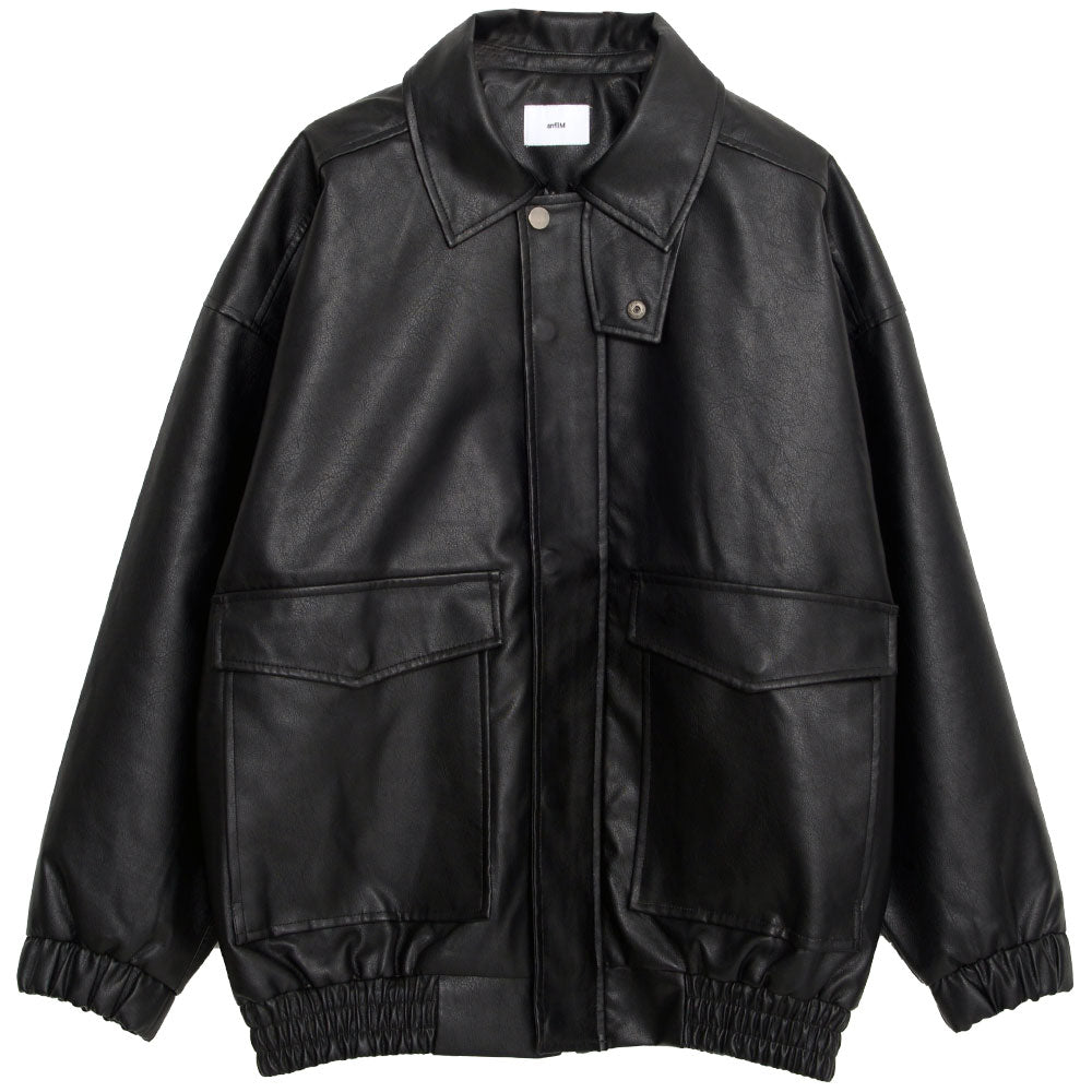 シルバーバレットセレクト SB Select SB select PUベジタブル加工A-2ブルゾン （09(BLACK/ブラック)） 09(BLACK/ブラック)