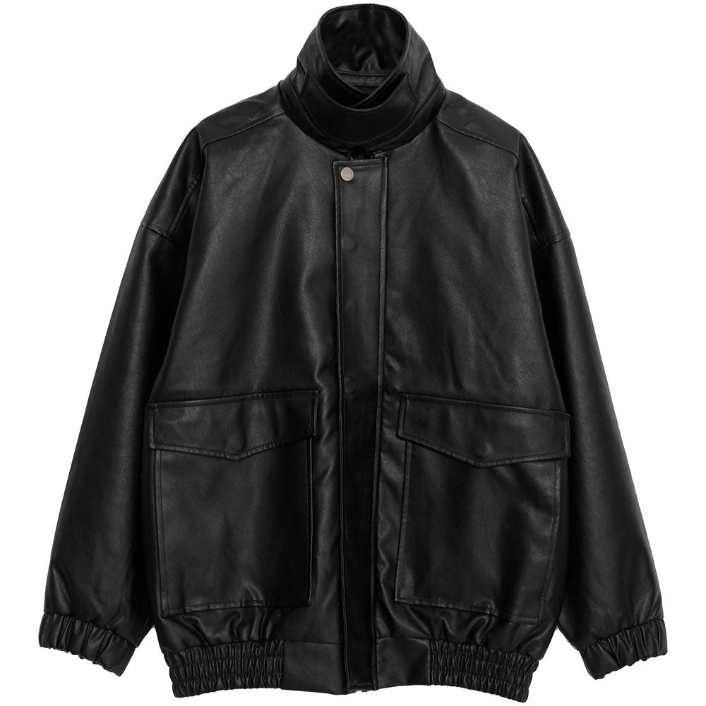 シルバーバレットセレクト SB Select SB select PUベジタブル加工A-2ブルゾン （09(BLACK/ブラック)） 09(BLACK/ブラック)