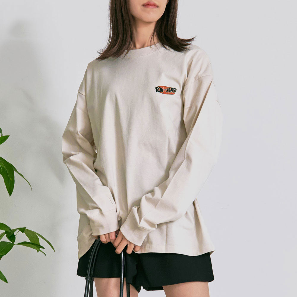 シルバーバレットセレクト SB Select TOM&JERRY ロンTEE 長袖Tシャツ （50(SUMIKURO/スミクロ)） 50(SUMIKURO/スミクロ)