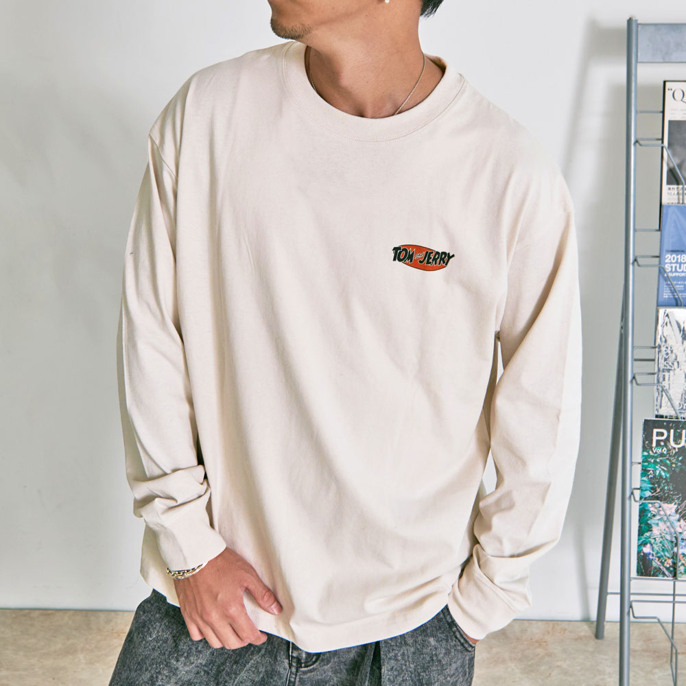 シルバーバレットセレクト SB Select TOM&JERRY ロンTEE 長袖Tシャツ （50(SUMIKURO/スミクロ)） 50(SUMIKURO/スミクロ)