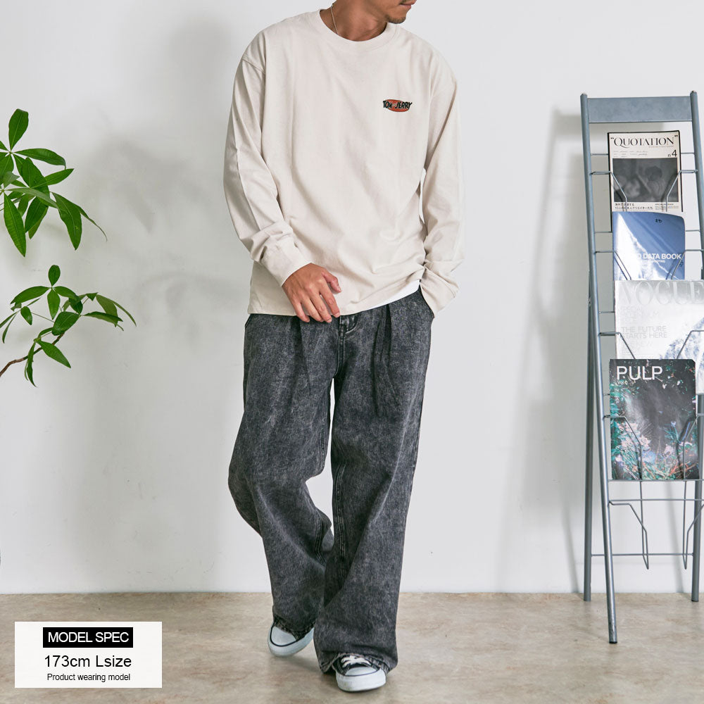 シルバーバレットセレクト SB Select TOM&JERRY ロンTEE 長袖Tシャツ （50(SUMIKURO/スミクロ)） 50(SUMIKURO/スミクロ)