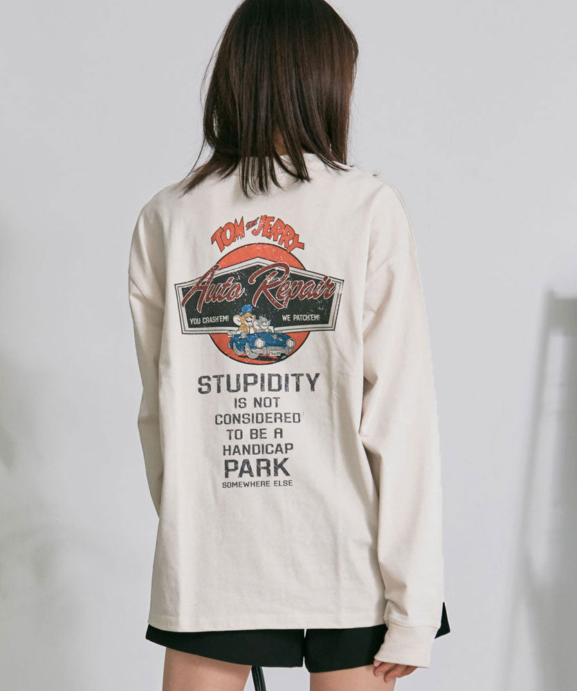 シルバーバレットセレクト SB Select TOM&JERRY ロンTEE 長袖Tシャツ （90(IVORY/アイボリー)） 90(IVORY/アイボリー)
