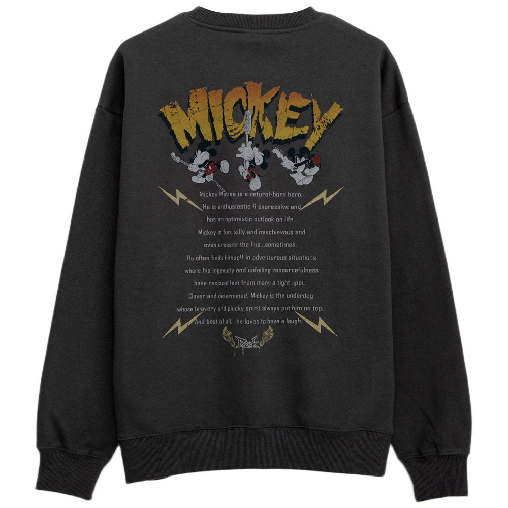 シルバーバレットセレクト SB Select DISNEY ROCK USED風スウェット トレーナー （50(SUMIKURO/スミクロ)） 50(SUMIKURO/スミクロ)