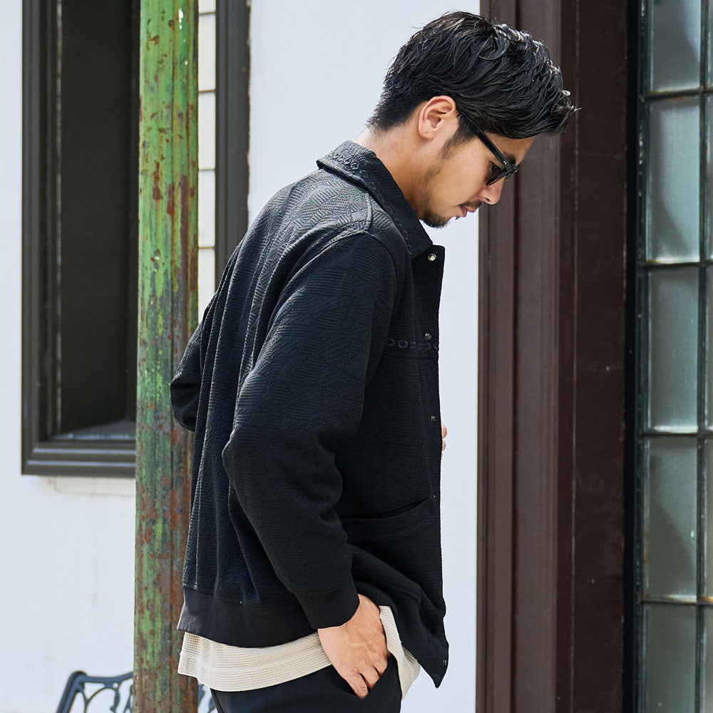 シルバーバレットセレクト SB Select BENUSTA ジャガードジャケット （BLK(ブラック)） BLK(ブラック)