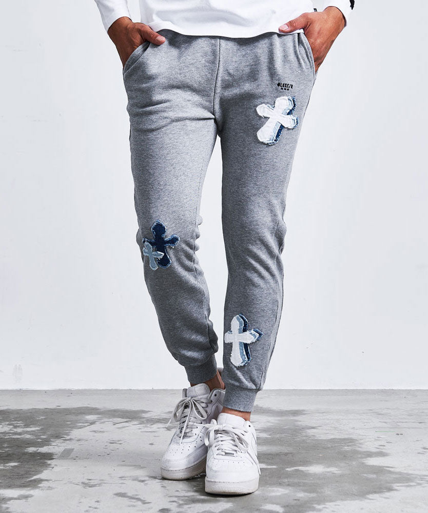 シルバーバレットセレクト SB Select LUXE/R クロスデニム貼り付けパンツ （3-2(GRY/グレー)） 3-2(GRY/グレー)