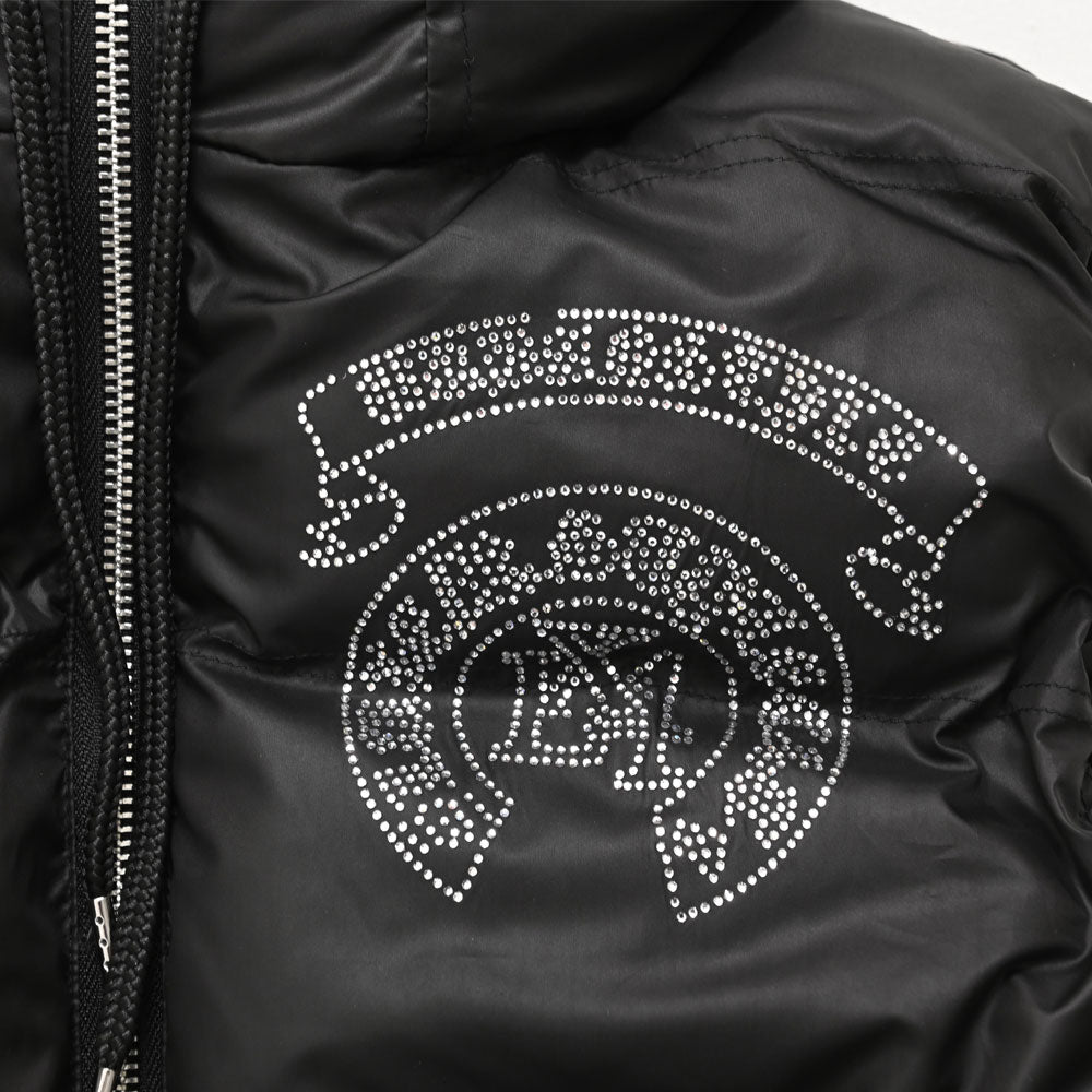 シルバーバレットセレクト SB Select LUXE/R サークル柄ラインストーンフード中綿ベスト （4-2(RED/レッド)） 4-2(RED/レッド)