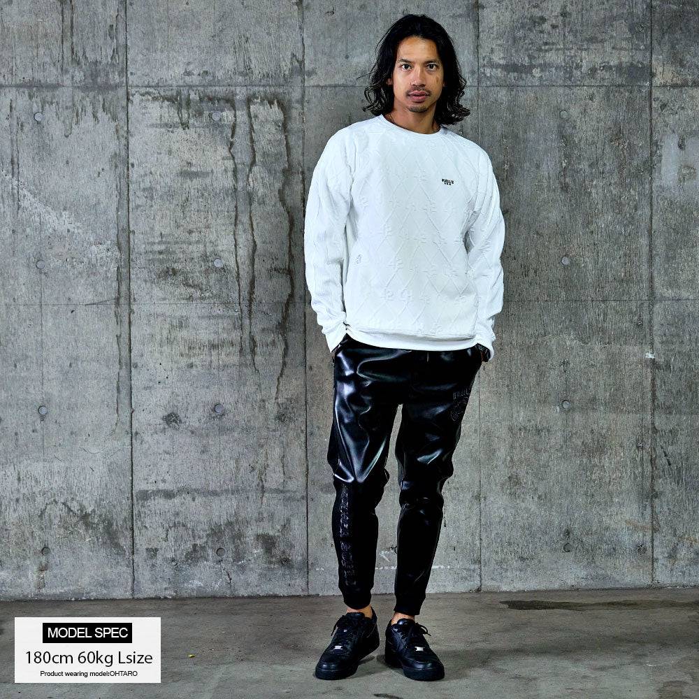 シルバーバレットセレクト SB Select LUXE/R ふくれジャガードトレーナー （2-1(WHT/ホワイト)） 2-1(WHT/ホワイト)