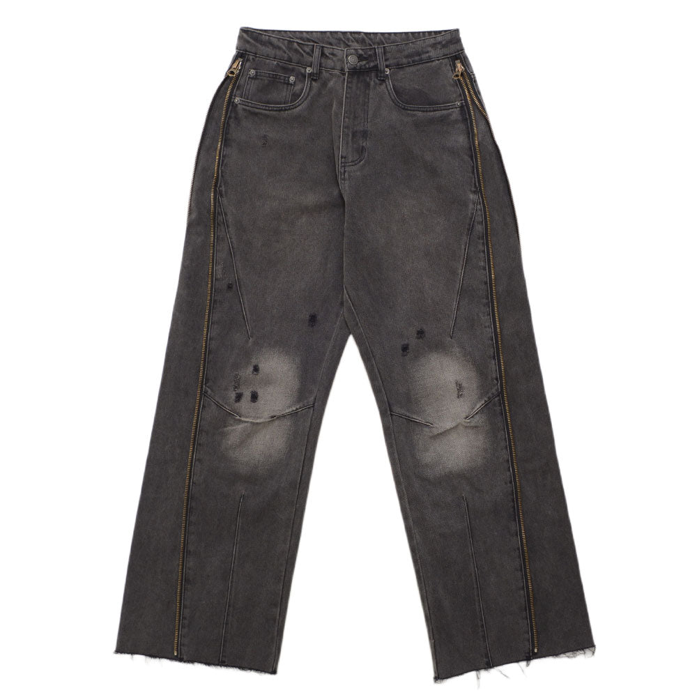シルバーバレットセレクト SB Select SB select  サイドジップデザインワイドパンツ （BLK(ブラック)） BLK(ブラック)
