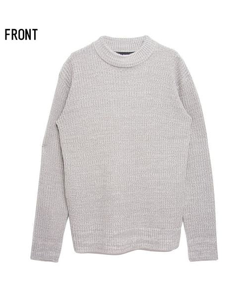 ビッチ VICCI VICCI 畦編みモックネック長袖ニットソー