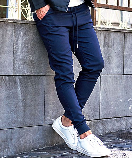 ビッチ VICCI VICCI ストレッチジョガーパンツ,NAVY(ネイビー)
