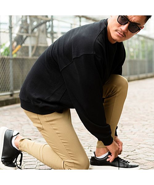 ビッチ VICCI VICCI スーパーストレッチロングパンツ メンズ スキニー チノパン チノパンツ アンクル丈 アンクルパンツ  【B】