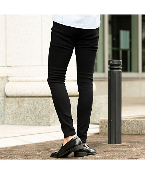 ビッチ VICCI VICCI スーパーストレッチロングパンツ メンズ スキニー チノパン チノパンツ アンクル丈 アンクルパンツ  【B】
