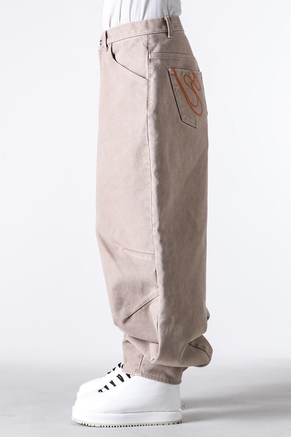 ピーディーエフ PDF Leggenda Pants （Beige） Beige