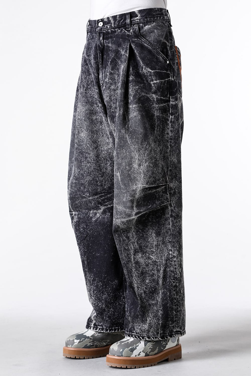 ピーディーエフ PDF Fat Angelo Pants （Black） Black
