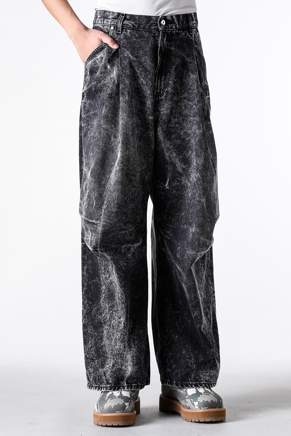 ピーディーエフ PDF Fat Angelo Pants （Black） Black