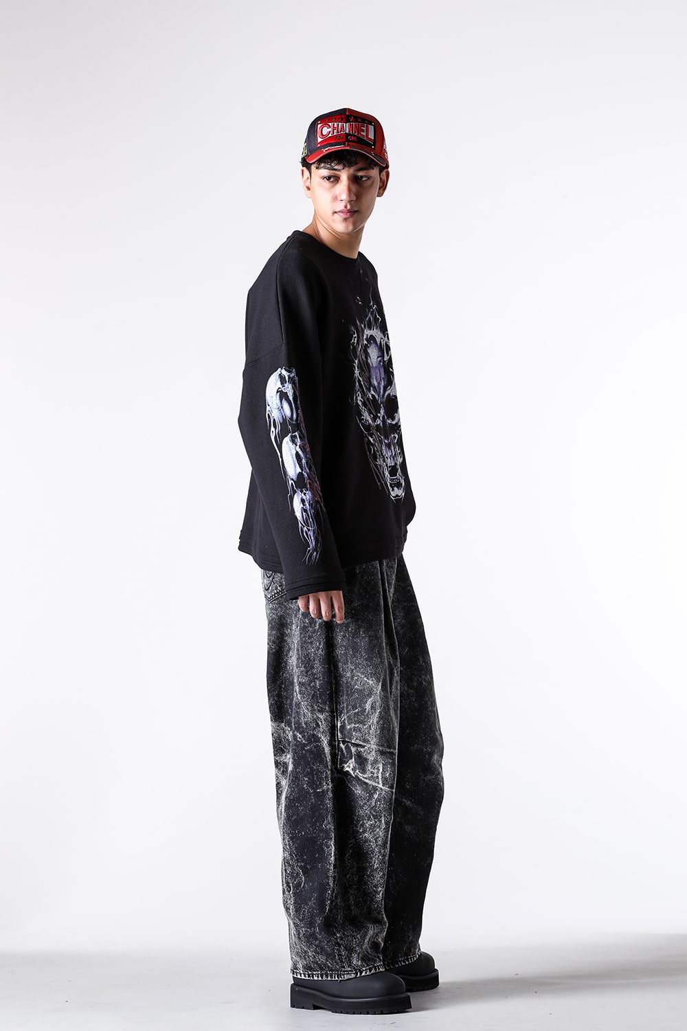 ピーディーエフ PDF Fat Angelo Pants （Black） Black