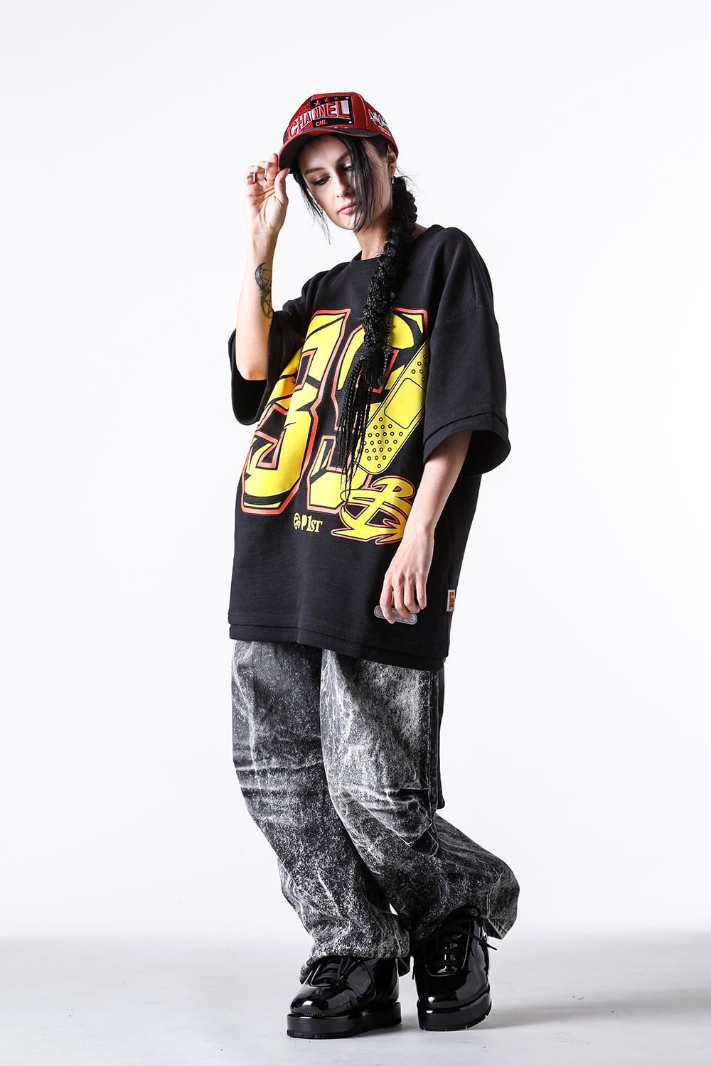 ピーディーエフ PDF Fat Angelo Pants （Black） Black