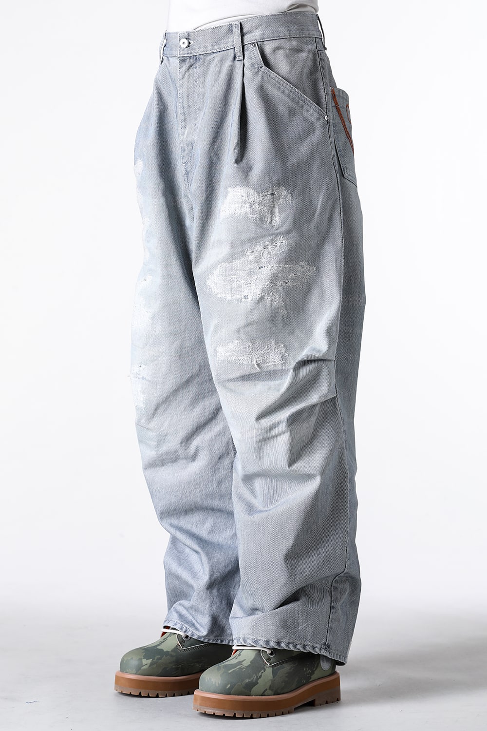 ピーディーエフ PDF Fat Angelo Pants （Blue） Blue