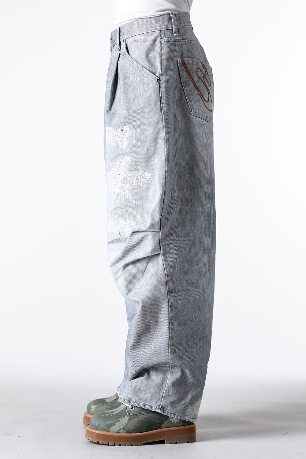 ピーディーエフ PDF Fat Angelo Pants （Blue） Blue