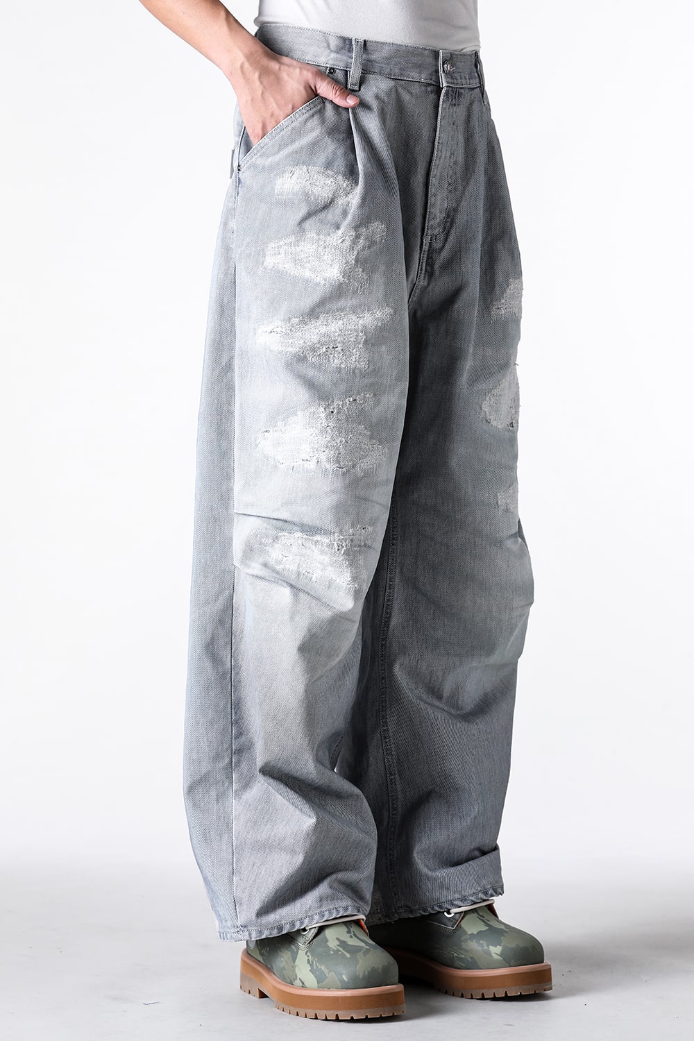 ピーディーエフ PDF Fat Angelo Pants （Blue） Blue