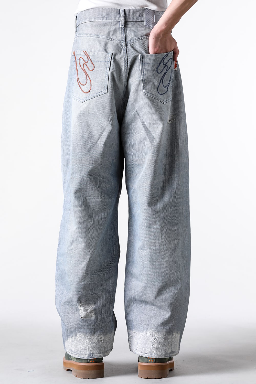 ピーディーエフ PDF Fat Angelo Pants （Blue） Blue
