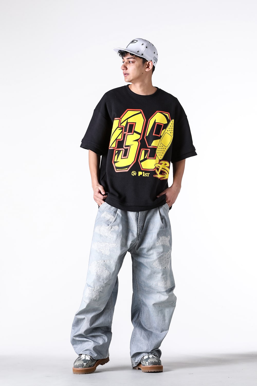 ピーディーエフ PDF Fat Angelo Pants （Blue） Blue