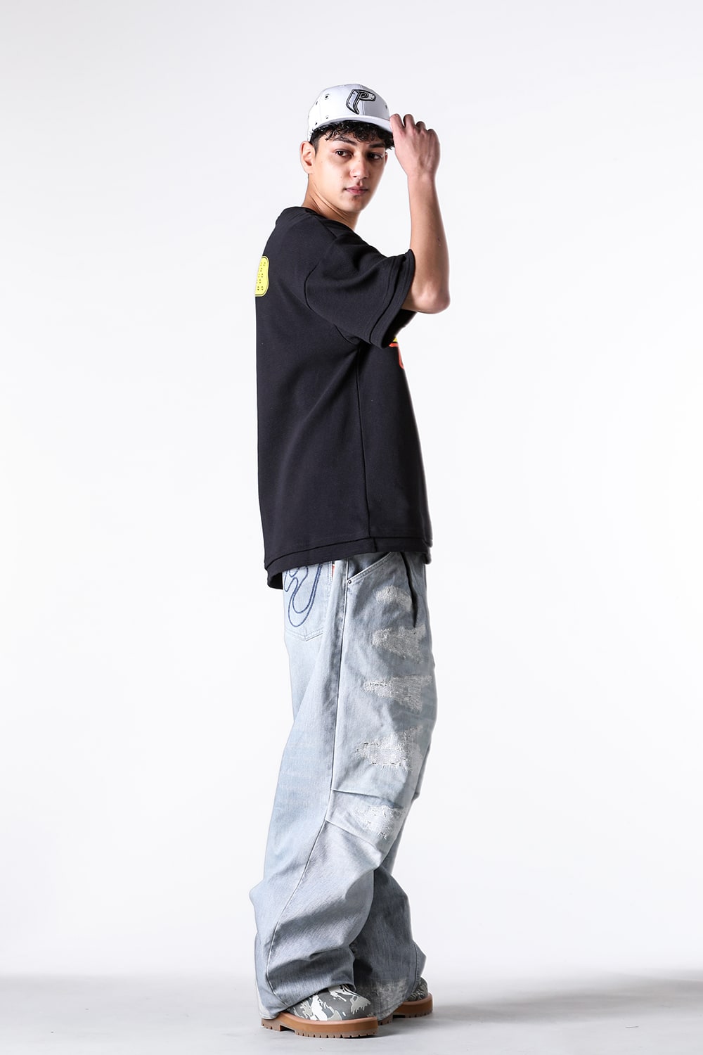 ピーディーエフ PDF Fat Angelo Pants （Blue） Blue